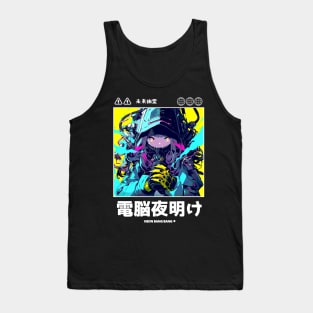 Cyberpunk Anime Vaporwave Japanese Girl Streetwear Aesthetic Tank Top